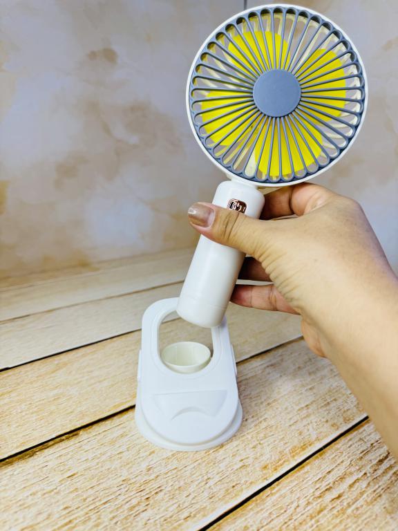 پنکه شارژی رومیزی استند دار گیره ای کد 2553