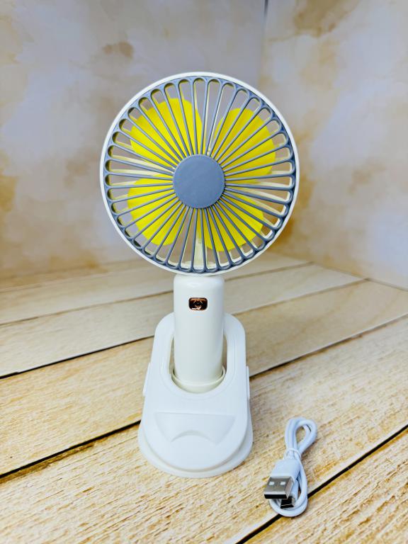 پنکه شارژی رومیزی استند دار گیره ای کد 2553