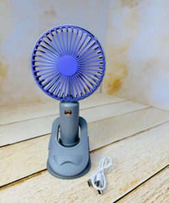 پنکه شارژی رومیزی استند دار گیره ای کد 2553