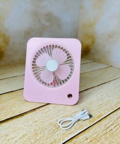 مینی فن پنکه شارژی رو میزی مدل کتابی کد 2556