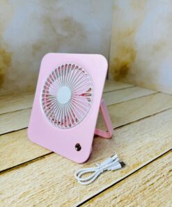 مینی فن پنکه شارژی رو میزی مدل کتابی کد 2556