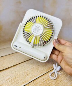 مینی فن پنکه شارژی رو میزی مدل کتابی کد 2556