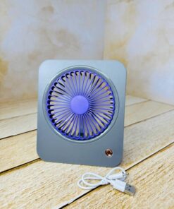 مینی فن پنکه شارژی رو میزی مدل کتابی کد 2556