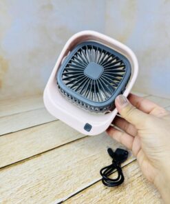 پنکه رومیزی چرخشی شارژی کد 2557