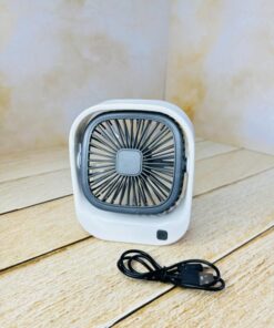 پنکه رومیزی چرخشی شارژی کد 2557