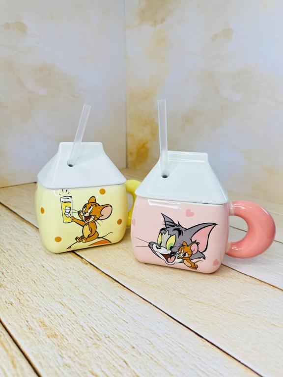 ماگ فانتزی نی دار طرح تام و جری کد 2563