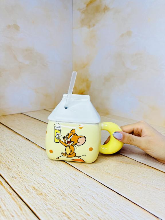 ماگ فانتزی نی دار طرح تام و جری کد 2563