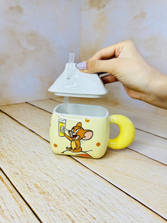 ماگ فانتزی نی دار طرح تام و جری کد 2563