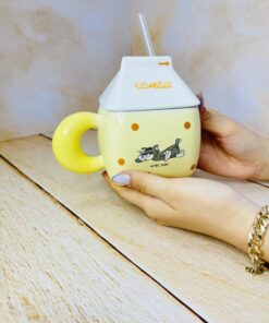 ماگ فانتزی نی دار طرح تام و جری کد 2563