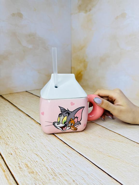 ماگ فانتزی نی دار طرح تام و جری کد 2563