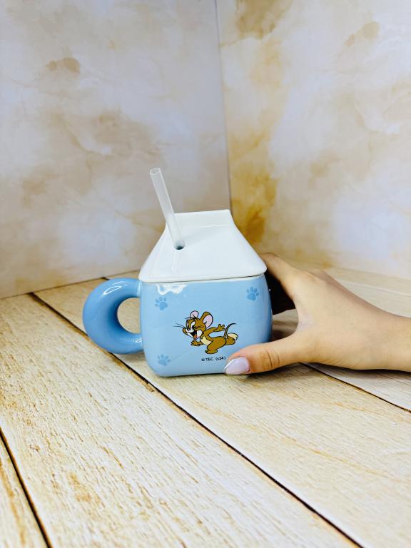 ماگ فانتزی نی دار طرح تام و جری کد 2563