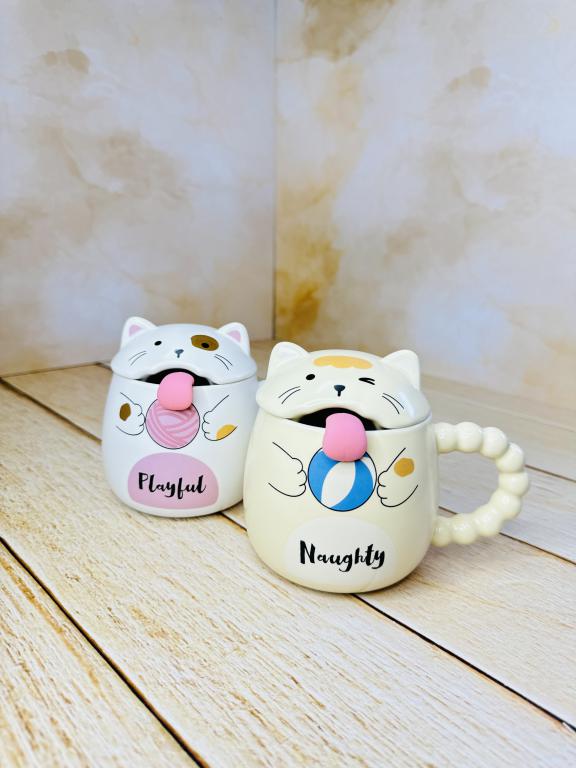 ماگ فانتزی گربه زبون دراز کد 2565