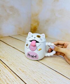 ماگ فانتزی گربه زبون دراز کد 2565