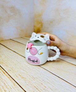 ماگ فانتزی گربه زبون دراز کد 2565