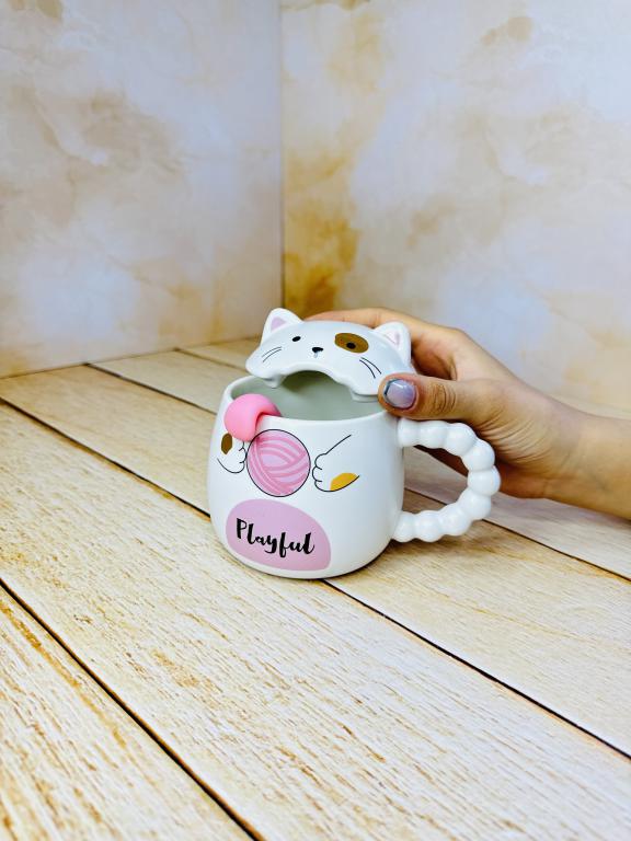 ماگ فانتزی گربه زبون دراز کد 2565