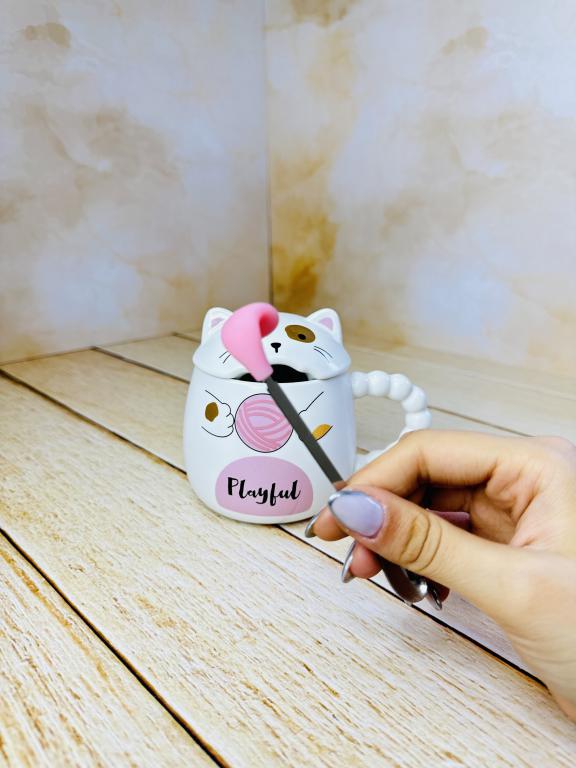 ماگ فانتزی گربه زبون دراز کد 2565