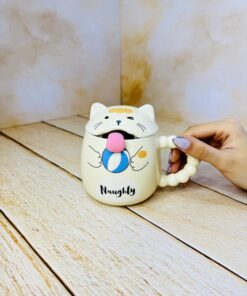 ماگ فانتزی گربه زبون دراز کد 2565