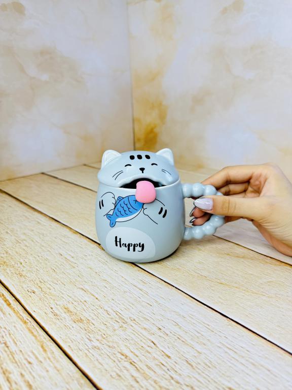 ماگ فانتزی گربه زبون دراز کد 2565