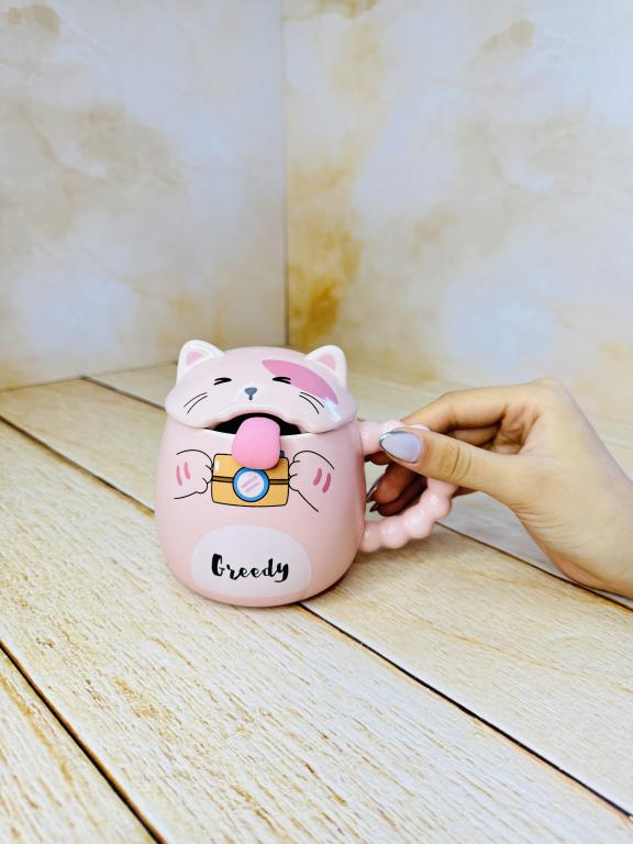 ماگ فانتزی گربه زبون دراز کد 2565