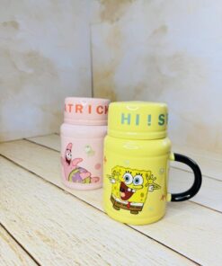 ماگ در لیوانی طرح پاتریک و باب اسفنجی کد 2569