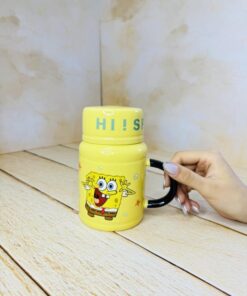 ماگ در لیوانی طرح پاتریک و باب اسفنجی کد 2569