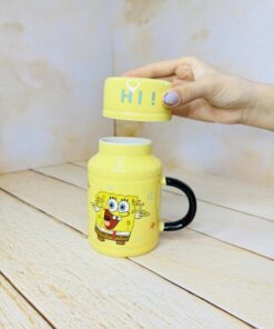 ماگ در لیوانی طرح پاتریک و باب اسفنجی کد 2569