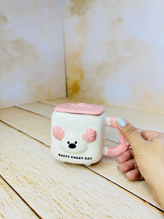 ماگ فانتزی طرح HAPPY کد 2570