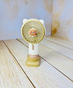 مینی پنکه شارژی فانتزی طرح حیوانات گوگولی کد 2574