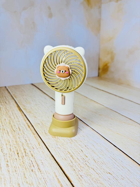 مینی پنکه شارژی فانتزی طرح حیوانات گوگولی کد 2574