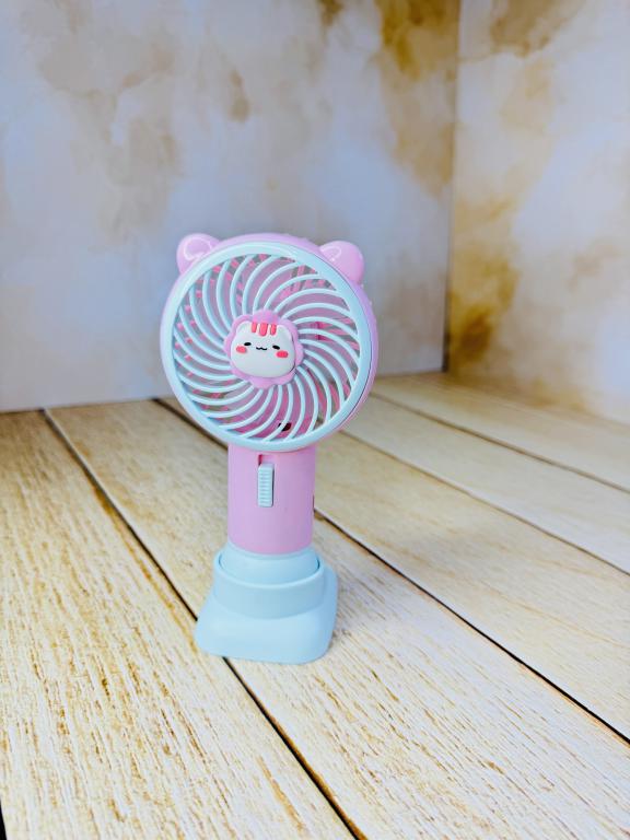 مینی پنکه شارژی فانتزی طرح حیوانات گوگولی کد 2574