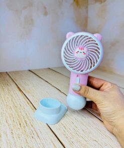 مینی پنکه شارژی فانتزی طرح حیوانات گوگولی کد 2574