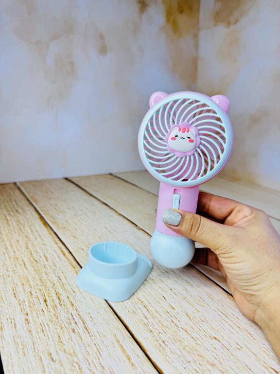 مینی پنکه شارژی فانتزی طرح حیوانات گوگولی کد 2574