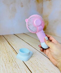 مینی پنکه شارژی فانتزی طرح حیوانات گوگولی کد 2574