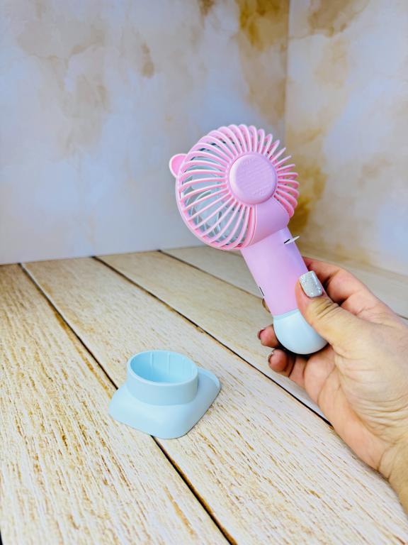 مینی پنکه شارژی فانتزی طرح حیوانات گوگولی کد 2574