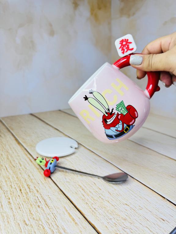 ماگ عروسکی طرح اقای خرچنگ کد 2577