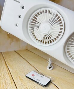 کولر و پنکه مه پاش دار دو فن بزرگ کد 2583