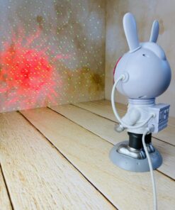 چراغ خواب و رقص نور پروژکتوری طرح خرگوش فضایی کد 2586