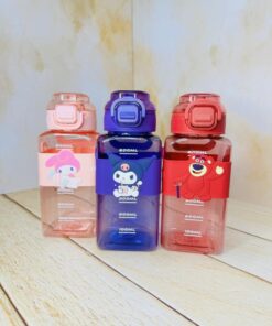 قمقمه فانتزی نی دار مکعبی کرومی و دوستاش کد 2589