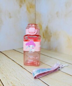 قمقمه فانتزی نی دار مکعبی کرومی و دوستاش کد 2589