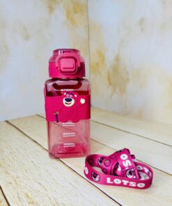 قمقمه فانتزی نی دار مکعبی کرومی و دوستاش کد 2589