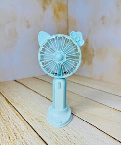 پنکه شارژی چراغ دار فانتزی کد 2591