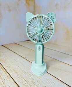 پنکه شارژی چراغ دار فانتزی کد 2591