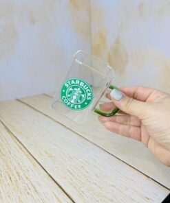 ماگ دسته دار پیرکس مربعی استارباکس کد 2596