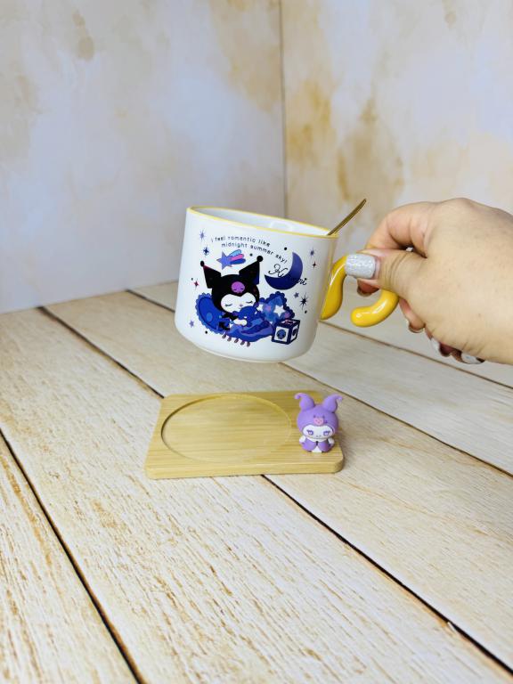 ماگ کرومی زیر چوبی دار کد 2598