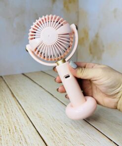 پنکه شارژی استند دار دکمه طلایی کد 2599