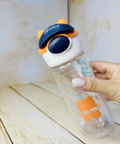 قمقمه فانتزی نی دار خرس کلاه دار کد 2601