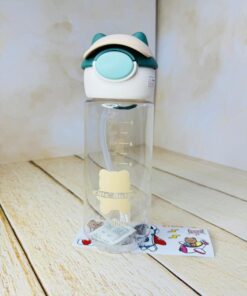 قمقمه فانتزی نی دار خرس کلاه دار کد 2601