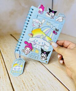 دفترچه سیمی استیکری طرح کرومی کد 2604