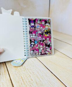 دفترچه سیمی استیکری طرح کرومی کد 2604