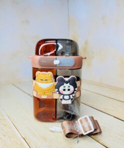 قمقمه دو مخزنه طرح دار فانتزی کد 2617